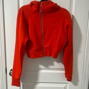Lulu Lemon cropped Scuba zip up